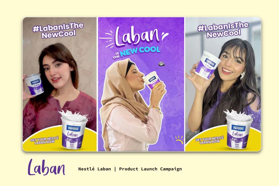 Nestlé Laban | Product Launch Campaign - Influencer marketing Service