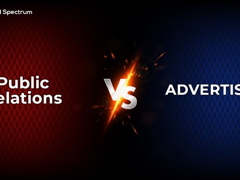 Difference between advertising and public relations with example