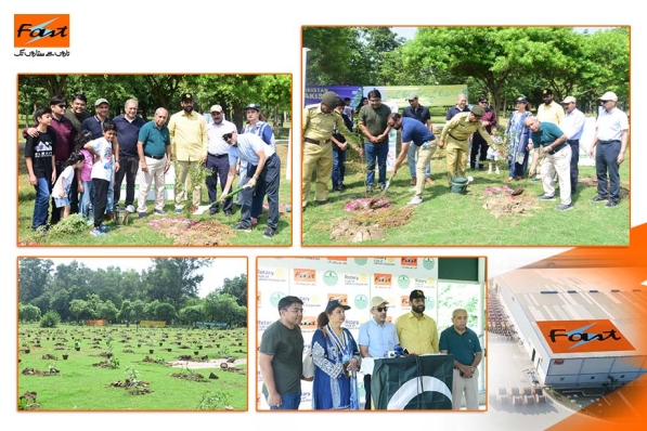 Fast Cables donate 3,000 plants lahore