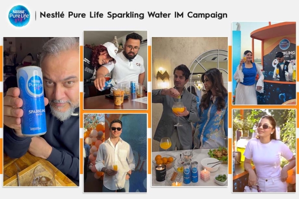 Nestlé Pure Life Sparkling Water IM Campaign