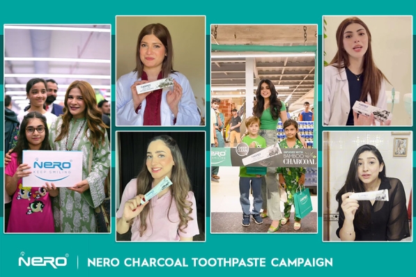 Nero Charcoal Toothpaste Campaign